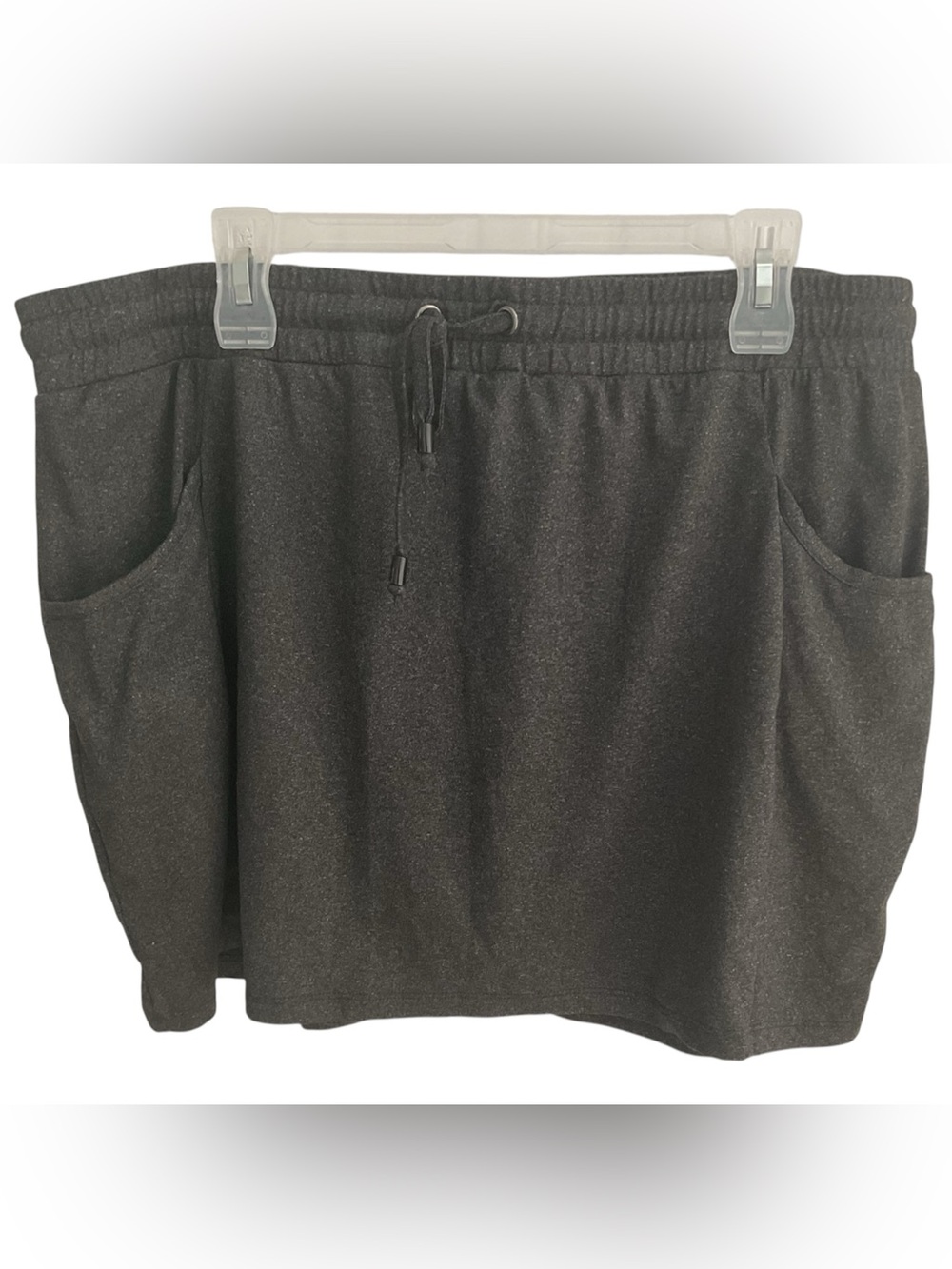 🩵Women’s Gray Drawstring Skort with Pockets